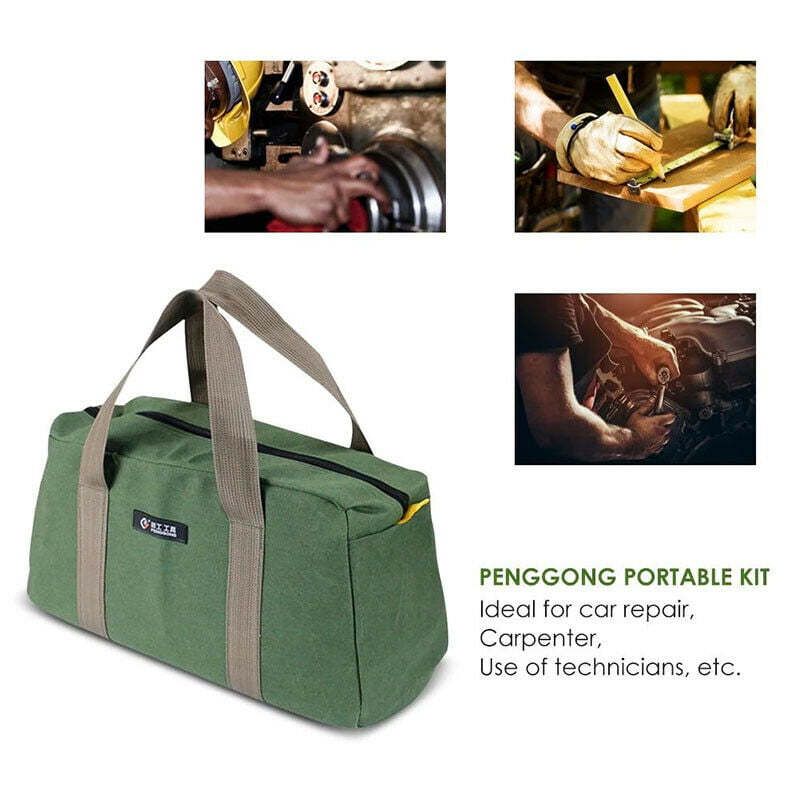 Details about   12"  Heavy Duty Tool Carry Bags With Pocket ToolBag Organizer Storage Canvas * 