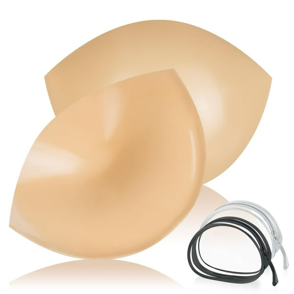 LIUJUAN Double-Sided Sticky Bra Inserts, Invisible Lift Self Adhesive Boob Pads Push up Breast Pads Reusable Washable