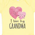 thumbnail image 4 of Inktastic I Love My Grandma Two Hugging Hearts Boys or Girls Baby Bodysuit, 4 of 5