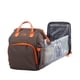 thumbnail image 5 of Mochila Pañalera ISADEN para bebé con cambiador cuna, color Gris-Naranja, 5 of 7