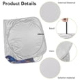 thumbnail image 6 of KUIFORTI Bald Eagle Front Windshield Car Sun Shade Large SUV Accessories, American Flag Car Shades for Front Windows Cute Front Window Heat Insulation Protection Keeps Your Vehicle Cool, 6 of 6