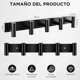 thumbnail image 2 of 2PCS Ganchos de Pared Acero Inoxidable, Gancho para Toalla de Baño Perchero para Pared Resistente 5 en 1 para Toallas, Abrigos, Batas, Bolsas y Llaves, Baño, Armario (Negro), 2 of 4