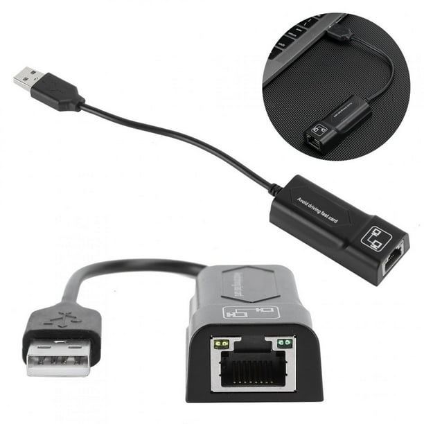 Adaptador Ethernet para computadora, adaptador Ethernet USB 2.0 a Ethernet, adaptador LAN Ethernet, características líderes en su clase