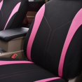 thumbnail image 3 of Car Seat Covers Front Seats and Rear Bench Air Mesh Fabric Rear Bench Split Polyester Easy Installation SUV CAR Woman Lady Femal ( Mint Full Set), 3 of 9