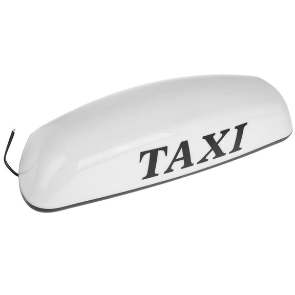 LEORX White LED Taxi Roof Light Waterproof 12V Car Dome Light with Suction Base