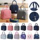 thumbnail image 2 of Bolsa térmica para el almuerzo con asa, bolsa térmica aislante para mujeres y niños, lonchera para picnic, viajes, almacenamiento portátil de alimentos, bolsa térmica para el desayuno, 2 of 5