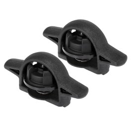 Expo Auto Side Jack Hole Cover Plug Set – 2 PCS For Mercedes W202 W208 W210, Black Gloss, 2029970186