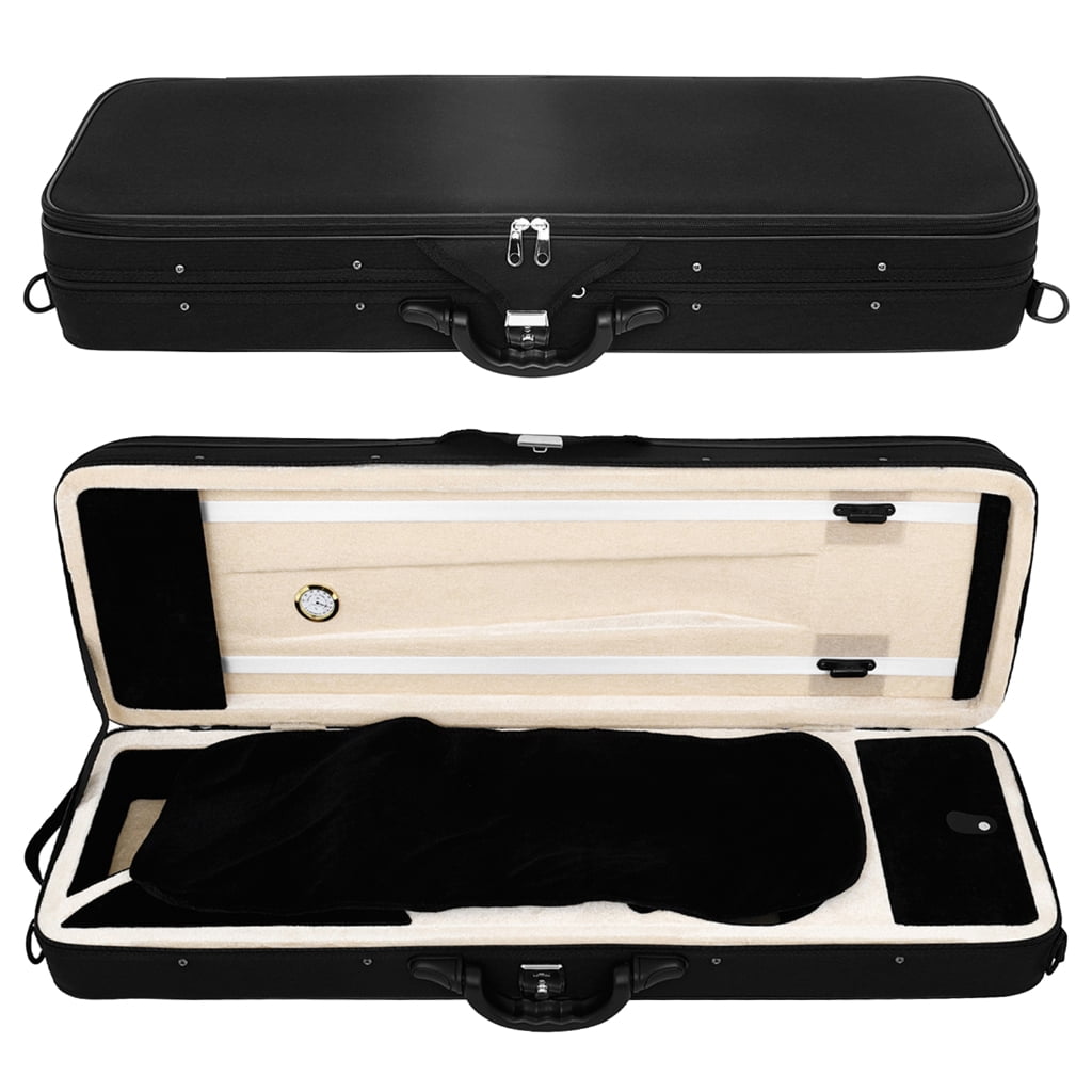 WINDLAND Violin Case with Shoulder Strap and Bows Holders Violin Accessories Storage