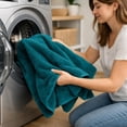 thumbnail image 6 of RIVERSIDE 8 Piece Cotton Towel Set 2 Bath 27x54 and 2 Hand Towels 16x28 with 4 Washcloths 12x12 Soft Absorbent - Teal, 6 of 9