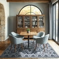 thumbnail image 4 of Sonoro Kate 3x5 Area Rugs for Living Room Bedroom, Non Slip Boho Machine Washable Indoor Floor Carpet, Blue-Gray, 4 of 8
