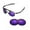 Purple, variant on Walleva Fire Red Polarized Replacement Lenses for Oakley Madman Sunglasses