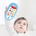 thumbnail image 1 of Juguete léfono para Dentición para Bebés con Estuche Bndo Extraíble, Luces, Música Y , azul, El 14x11x3.5cm CUTICAT niños musica telefono movil, 1 of 8