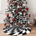 thumbnail image 5 of Picia 3D Vortex Illusion Print Christmas Tree Skirt , Christmas Tree Skirt Ornaments for Merry Christmas Holiday Party Decorations Indoor Outdoor-30", 5 of 7