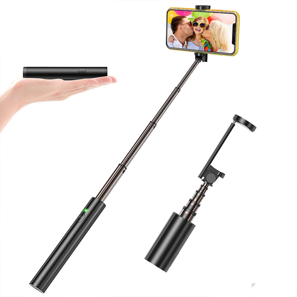 Peroptimist Selfie Stick Bluetooth for Travel, Hiking, All in One