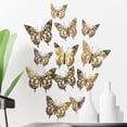 thumbnail image 6 of Jubipavy 12pcs 3D Butterfly Wall Stickers Home Decor Decor Decals Room Decoration Bedroom Party Wedding Decors Clearance, 6 of 7