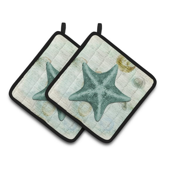 Caroline's Treasures SB3043PTHD Pair of Pot Holders, 7.5HX7.5W, multicolor