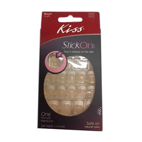 Kiss Products Kiss Stick on Nails One Minute Manicure, 24 ea Walmart