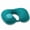green, variant on Quick Press Inflatable Travel Pillow, Ultra Compact Foldable Design for Airplane Nap, Office Break, Home Use, Soft Support