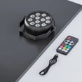thumbnail image 3 of Luz Estroboscópica Navideña, Luces Estroboscópicas con Control Remoto RGB de 10 W, Luz Estroboscópica LED Inalámbrica para Escenario, Baile, Boda, 3 of 5