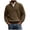 Brown, variant on Men's Chunky Sweaters Half Zip Stand Collar Oversized Sweater Thick Warm Fall Winter Casual Pullover Sweaters 5XL