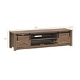 thumbnail image 2 of Gymax Sliding Barn Door TV Stand for TV's up to 65" Storage Shelf Entertainment Center, 2 of 10