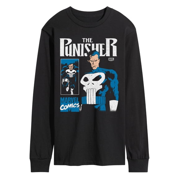 Punisher - Comic Cover - Men's Long Sleeve Graphic T-Shirt