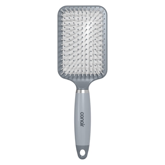 Conair Smooth & Effortless Ultra Paddle Hairbrush with Nylon Bristles and Comfy Handle
