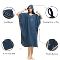 thumbnail image 4 of Traje de neopreno de microfibra Surf Poncho Hiturbo, bata de baño cambiadora, 4 of 6