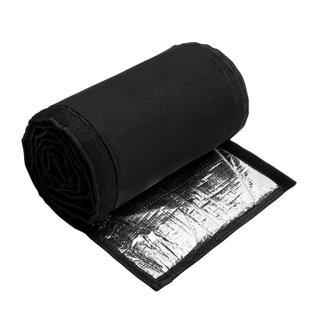 Cubierta de manguera de aire acondicionado, cubierta de tubo de salida de aire, impermeable, reutilizable, fácil de instalar, funda aislante de manguera de 3,15 pulgadas negro