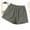 Army Green, variant on POROPL Women Summer Shorts Linen Elastic Waist Shorts with Pockets