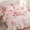 Light Pink, variant on - Shabby Chic Quilt Set, Floral Cottagecore Farmhouse Vtage , for Women Teen Girls, Reversible Lightweight Bedspread Coverlet, 3 count, White Pk, /Full Size