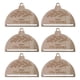 thumbnail image 1 of 6 piezas de macramé para manualidades, semicírculos, decoración navideña sin terminar Sucursales, 1 of 9