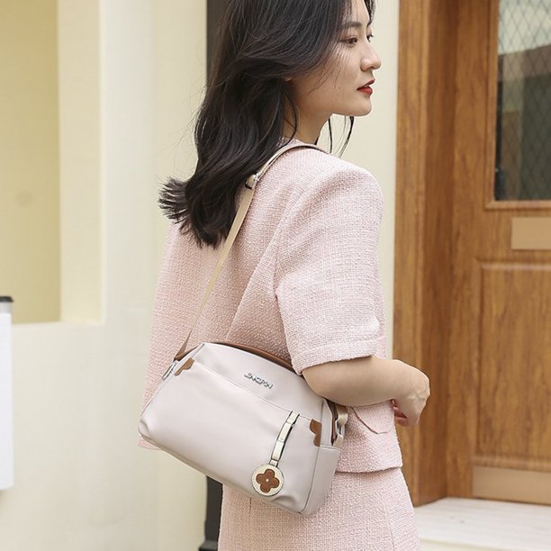 Bolso bandolera Bolso de hombro de moda Portátil Simple Casual Múltiples bolsillos para el trabajo