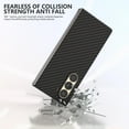 thumbnail image 4 of Aramid Fiber Case for Samsung Galaxy Z Fold 6 Case Aramid Fiber Thin Fit Slim Minimalist 6 FT Military Grade Drop Protection Case with Wireless Charging, Black, 4 of 14