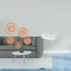 thumbnail image 2 of Organizador de pared de ratán tejido y cesta de almacenamiento de alambre metálico para sala de té, pasillo, dormitorio, cocina, baño o sala de estar., 2 of 8