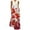 Watermelon Red, variant on ICHUANYI Women's Long Dress Floral Print Sleeveless Casual Pocket Maxi Dresses Spring Summer Fashion 2024