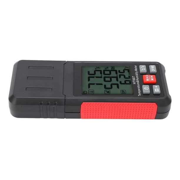 Termómetro higrómetro digital, medidor de temperatura y humedad digital, monitor de temperatura y humedad, termómetro higrómetro True Excellence