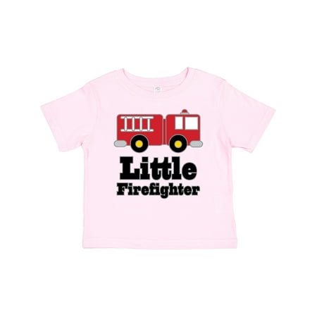 

Inktastic Little Firefighter Fire Engine Gift Baby Boy or Baby Girl T-Shirt