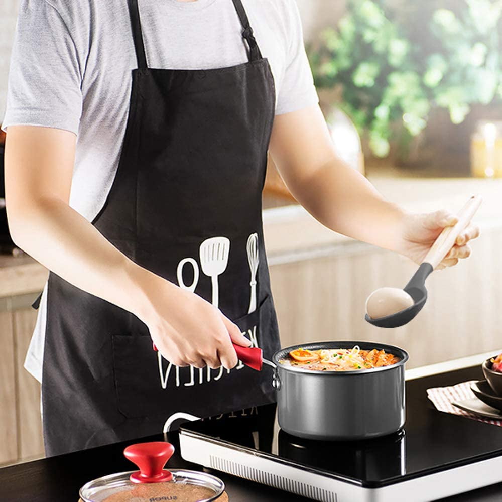 14 Pcs Silicone Cooking Utensils Kitchen Utensil Set - 446°F Heat  Resistant,Turner Tongs,Spatula,Spo…See more 14 Pcs Silicone Cooking  Utensils Kitchen