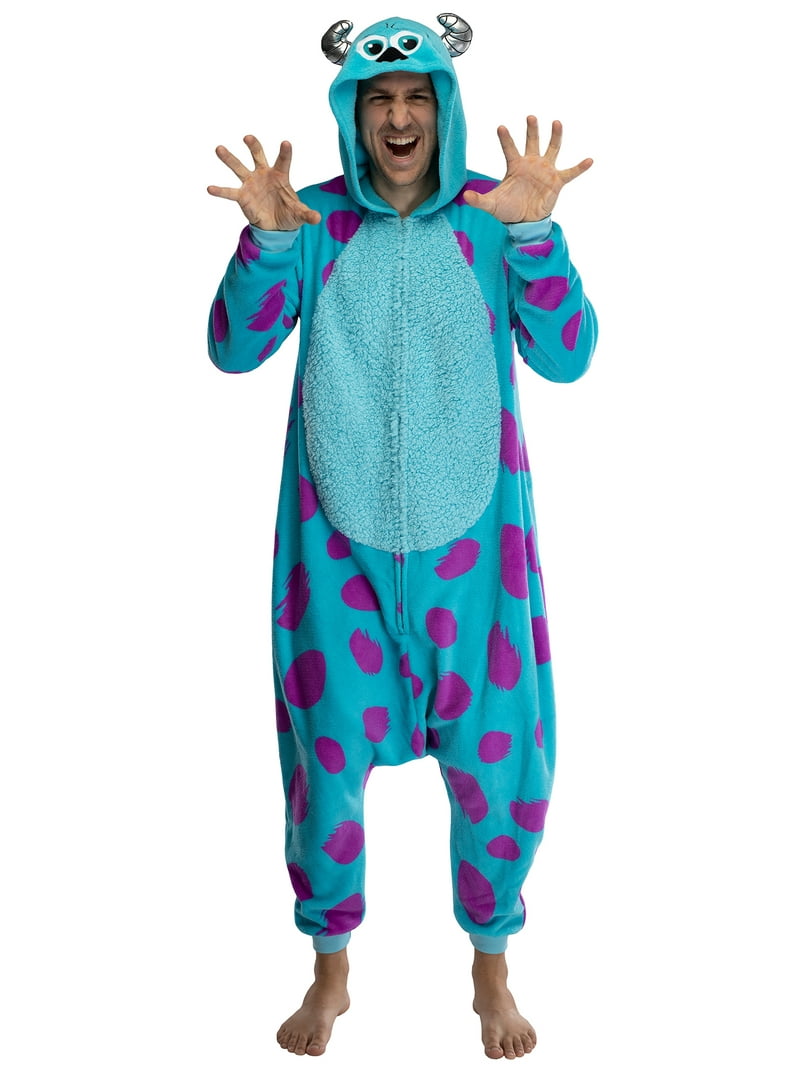 Disney Monsters Inc. Sulley Onesie - Adult Kigurumi Sherpa Fleece Cosplay  Costume Union Suit - Walmart.com