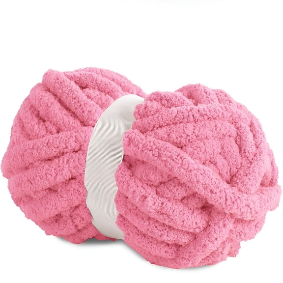 PALINO 2026 New Chunky Yarn for Crocheting 1/2/4 Pack,Fluffy Jumbo Chenille Yarn,Super Soft Plush Yarn for Hand Woven Diy Crafts,Giant Thick Fuzzy Yarn for Hand Knitting(27 Yds,8 Oz Each Skein)