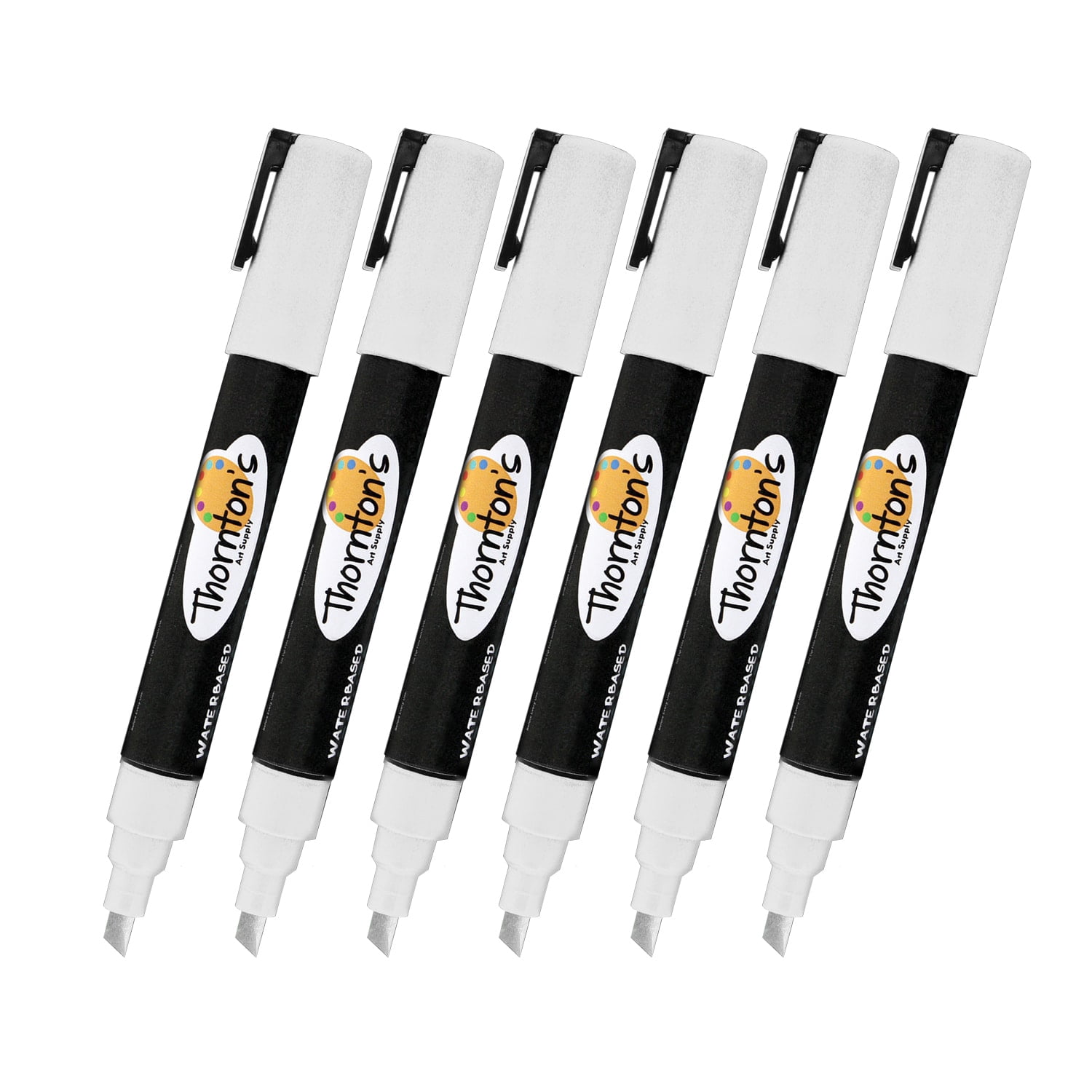 (2 pack) Thornton's Art Supply  Liquid Chalk Markers with Reversible Tips