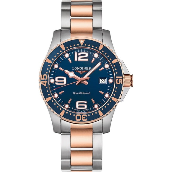 LONGINES HydroConquest 41MM Blue Dial 2Tone Men's Watch L3.740.3.98.7