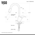 Vigo PullOut Spray Kitchen Faucet with Soap Dispenser, Stainless Steel