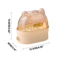 thumbnail image 3 of CNKOO Compact Egg Steamer Cooker - Automatic Shutoff  360° Even Heating  Perfect Soft or Hard Boiled Eggs  Portable Breakfast Maker  Dorm  Office & Travel - Includes 2 Egg Capacity, 3 of 6