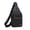 🍒 Black_Base#3363, variant on Sling Bag Shoulder Backpack Chest Pack Daypack • Water Resistant Oxford Cloth Crossbody • Earphone Hole • Fits 7.9" Tablet • Adjustable Strap Multicolor