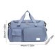 thumbnail image 3 of Bolsa de gimnasio de separación seca y húmeda, tela Oxford de gran capacidad | Bolsa de viaje con compartimento de zapatos con múltiples bolsillos | Correa ajustable | Bolso deportivo ligero de, 3 of 6