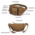 thumbnail image 4 of HMSHA Mens Hunting Waist Packs Durable Nylon Army Tactical Training Waist Bags Military Combat Hiking Climbing Camouflage Waist Bag, 4 of 6