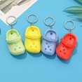 thumbnail image 2 of Mini Croc Keychain Rubber Slipper Key chain Shoe For Women And Girls, 2 of 4