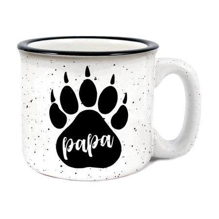 

MUGBREW Campfire Coffee Mug 13oz Big Bear Paws Papa - Gift Idea for Holiday Cute Animal Cup Holiday Mugs